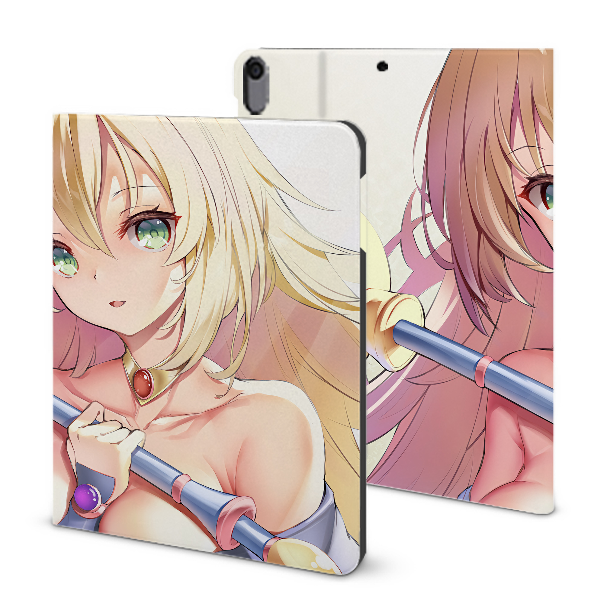（画像用） 遊☆戯☆王 Yu-Gi-Oh! IPad ケース ブック型 PUレザー TPU 耐衝撃 軽量 薄型 ペン収納なし 全面保護 IPad 各モデル対応
